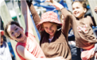 Primary age children in the playground